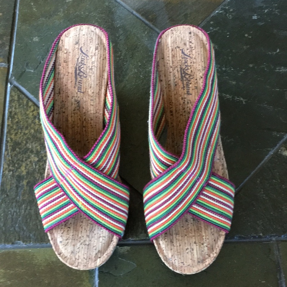 Lucky Brand cork wedge 9m